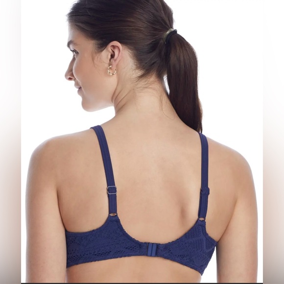 Freya Sundance Sweetheart Bikini Top - Denim Blue - 32G - excellent like new - Picture 3 of 9